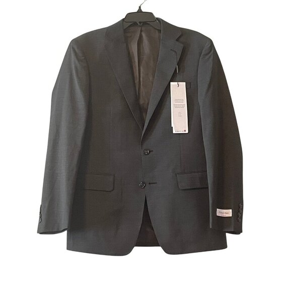 NWT Calvin Klein Slim Fit Stretch Wool Blend Blazer Jacket Sz. 40R - Picture 1 of 5